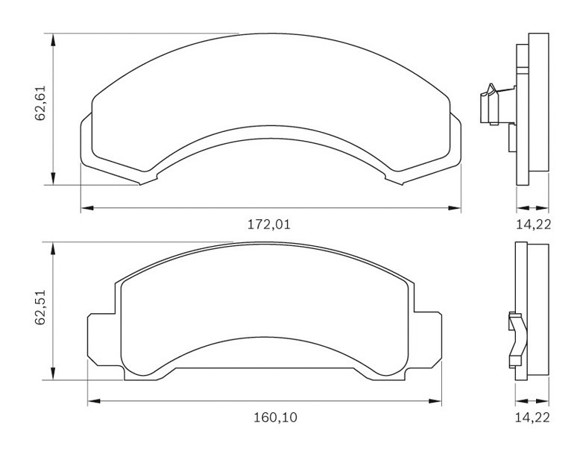 Imagen de PASTILLAS DE FRENO FORD EXPLORER 4.0/RANGER 4.0 1991-1997